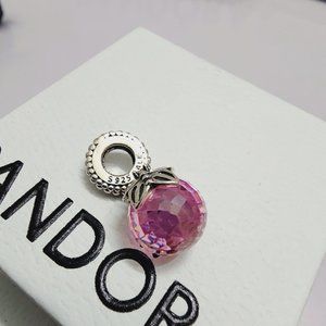 Authentic Pandora Pink Morning Butterfly Dangle Charm